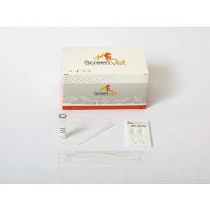 ScreenVet Test Veterinario FIV AB + FELV AG con contagocce 10 pezzi