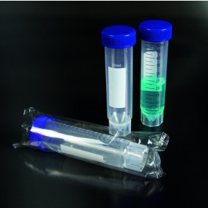 Provette Coniche da 50 ml Sterili Serigrafate con Base d'appoggio Conf. Singola