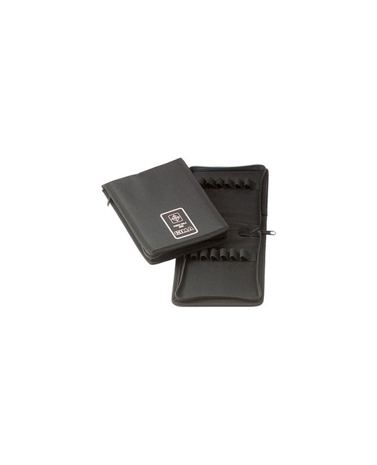 MINI PORTAFIALE ZIP - nylon nero