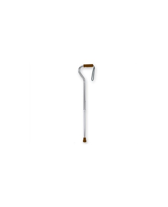 BASTONE ALLUMINIO CON MANICO CURVO