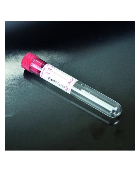 Provette con Attivatore della Coagulazione- PMMA (polimetilmetacrilato)10ml-rack da 50pz.