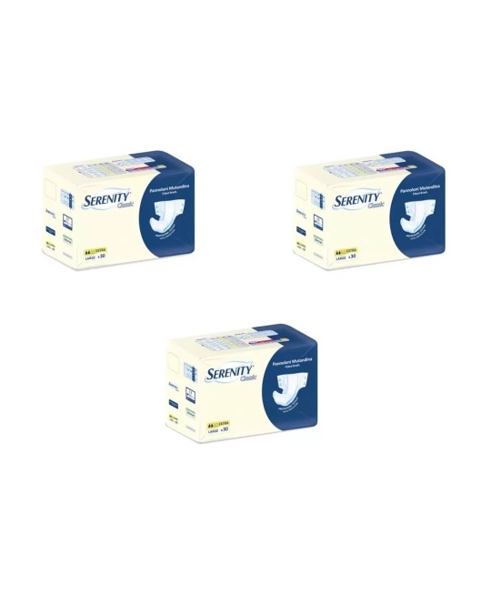 Serenity Classic Pannolone Mutandina Taglia L Extra Conf. 90 pz