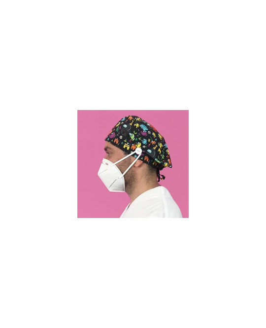 Cuffia Capelli Corti con Bottoni - Among Us