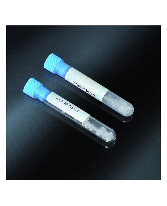 Provette con Granuli-PMMA (polimetilmetacrilato)4ml-rack da 50Pz