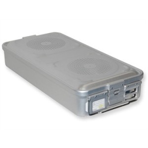 CONTAINER CON FILTRO grande h100 mm - grigio