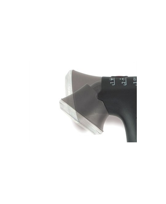 BASTONE DI SICUREZZA CON LUCE - con base a 4 piedini - nero