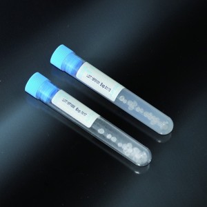 Provette con Granuli-PMMA (polimetilmetacrilato)10ml-rack da 50Pz