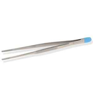 PINZA MEDICAZIONE ANATOMICA STERILE - retta - 16 cm