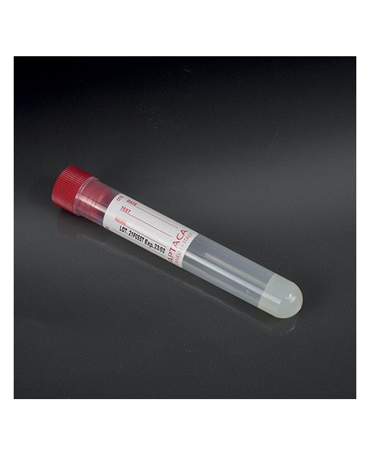 Provette per Estrazione Siero 5ml Ø 12x86mm.- Rack da 50pz.