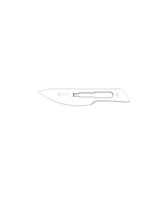 LAME GIMA INOX N. 24 STERILI