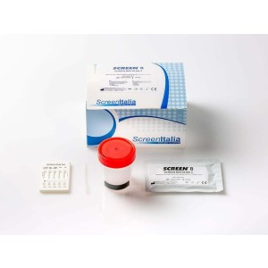 Screen 8 Test Antidroga 8 Sostanze Urina con contagocce 25 pezzi