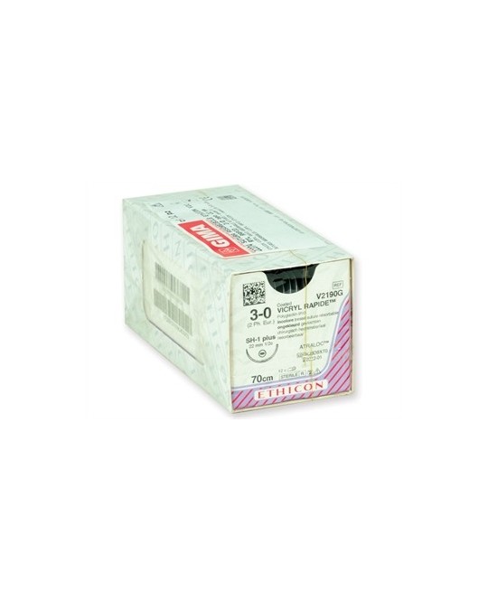 SUTURA ASSORBIBILE ETHICON VICRYL RAPID - 3/0 ago 22 mm