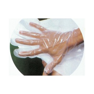 GUANTI SU CARTA STERILI - in copolimeri - large - sterile
