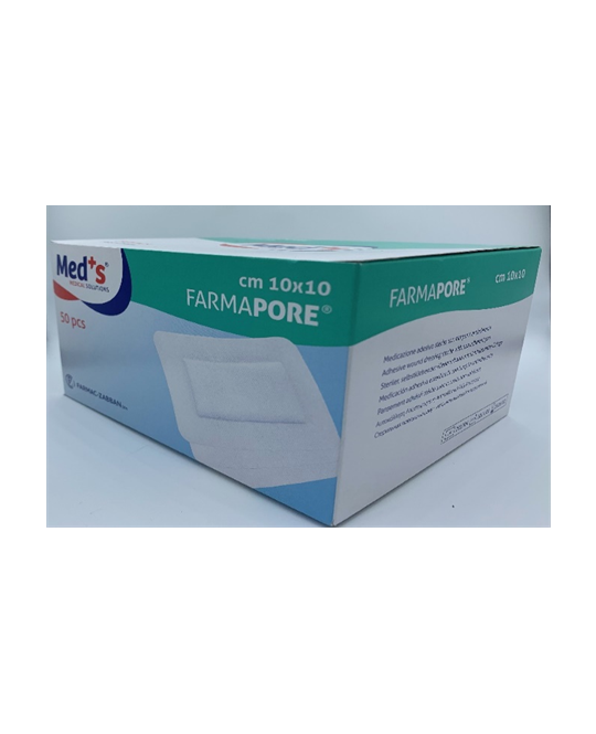Farmapore Medicazione Adesiva Sterile Cerottata Cm 10X10
