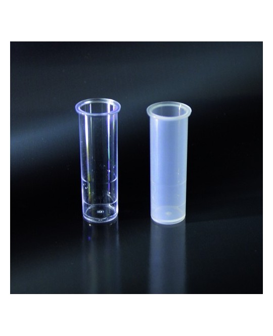 Provette Cilindriche 4ml Fondo piatto - In Polistirolo