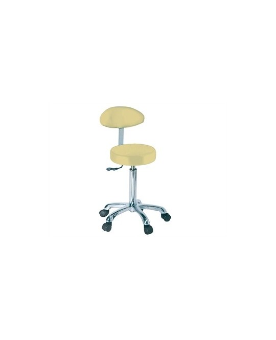 SGABELLO con schienale - beige