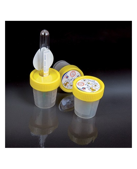 Contenitore Urine Sterile 60ml Conf. singola per Provette Sottovuoto