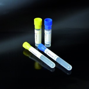 Sodio Citrato 0.5ml-Giallo-Ø12x86mm-rack da 50 pezzi