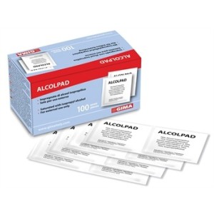 ALCOMED ALCOHOL PADS - scatola da 100 pads