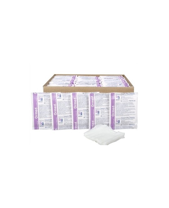 GARZA STERILE TNT 10x10cm - scatola da 25 pz.