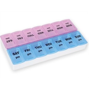 PORTAPILLOLE 7 GIORNI x 2 - inglese