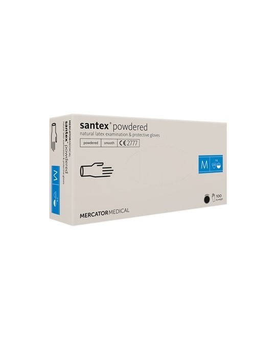 GUANTI LATTICE SANTEX - PREPOLVERIZZATI - medi