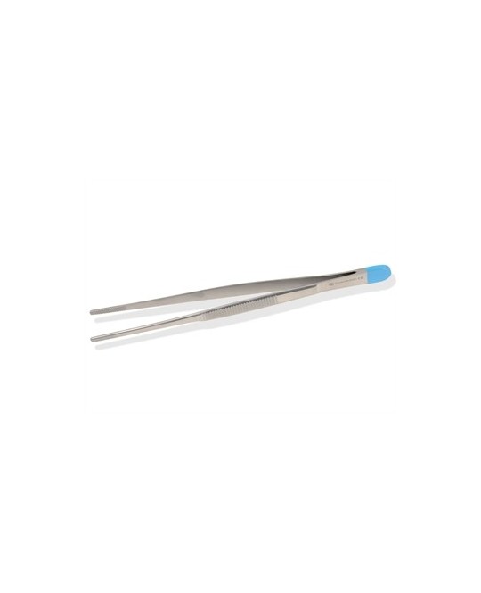 PINZA MEDICAZIONE ANATOMICA STERILE - retta - 16 cm