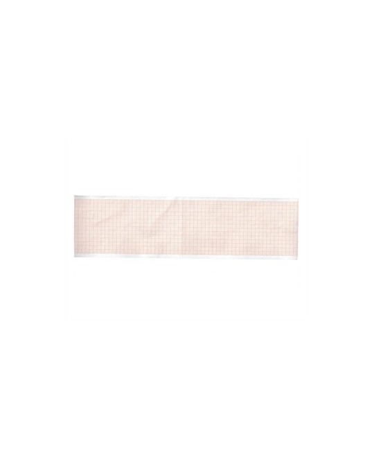 Carta termica ECG 80x25 mmxm - rotolo griglia arancio