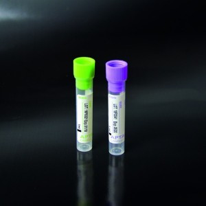 Provette con K3 EDTA-Lavanda -Prelievo pediatrico-Rack da 50 pezzi
