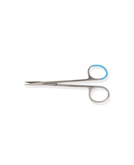 FORBICI IRIS STERILI punte acute - rette - 11,5 cm