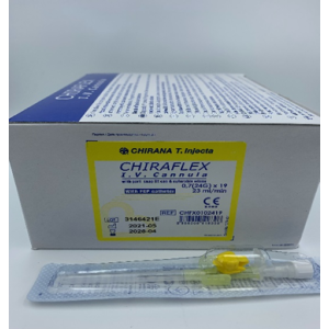 Ago Cannula Due Vie Con Alette G24X19 - conf. 50 Pz