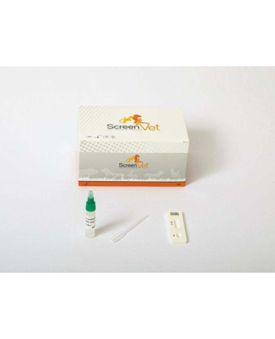 ScreenVet Test Veterinario Giardia Lamblia Feci con contagocce 10 pezzi