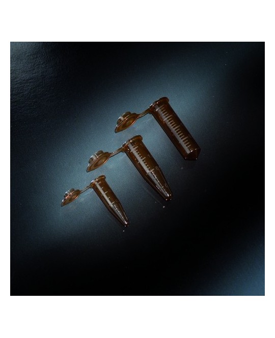 Microprovette Ambrate 0,5ml-Conf.da 1000pz.