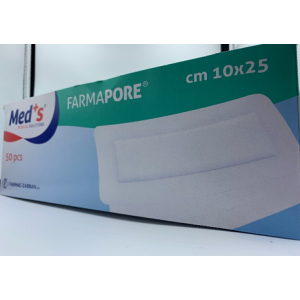 Farmapore Medicazioni Adesive Sterili Cerottate Cm 10X25