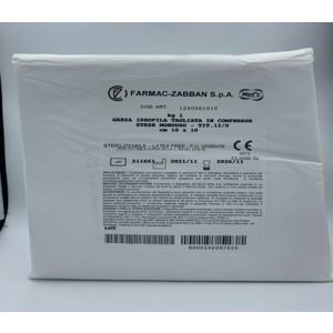 Garza Idrofila Tagliata In Compresse Stese Monouso Tit 10X10