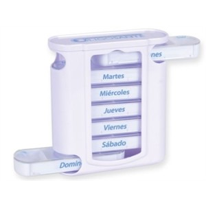 PORTAPILLOLE SETTIMANALE x4 TOWER - spagnolo/portoghese