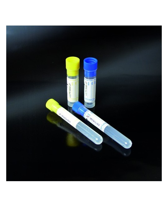 Sodio Citrato 0.5ml-Giallo-Ø12x86mm-rack da 50 pezzi