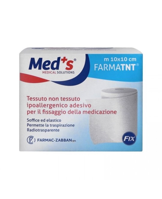 TNT Autoadesivo per Fissaggio Medicazione 10x10 cm
