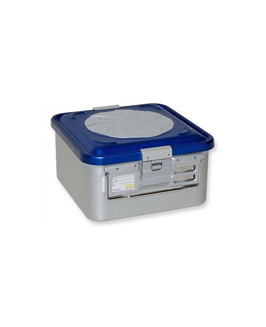 CONTAINER CON VALVOLA piccolo h150 mm - blu forato