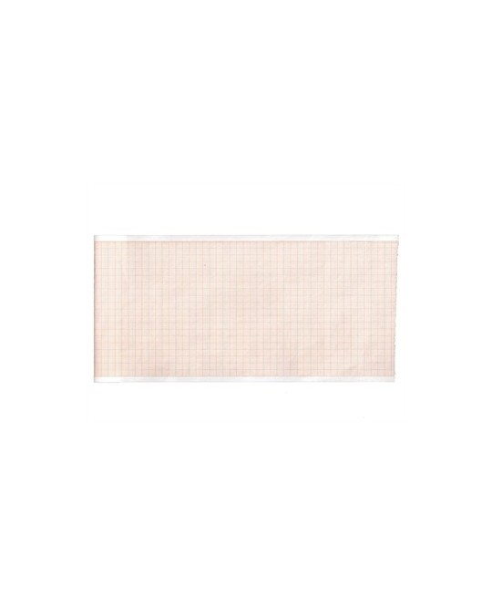 Carta termica ECG 110x30 mmxm - rotolo griglia arancio