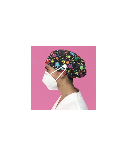 Cuffia per capelli lunghi con bottoni  - Among Us