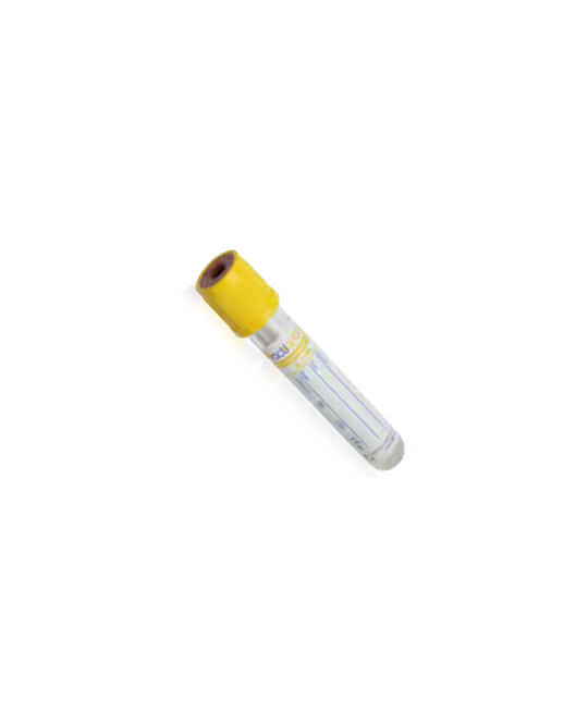 Provette Con Gel Separatore + Attivatore Di Coagulazione 8 ml Tappo Gold -  conf. 100 pz