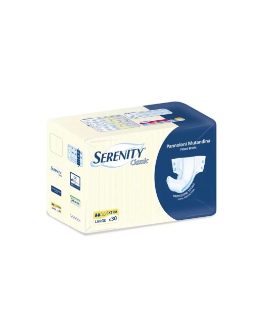 Serenity Classic Pannolone Mutandina Taglia L Extra Conf. 30 pz