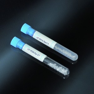 Provette con Granuli-PP (polipropilene)5ml -rack da 50Pz