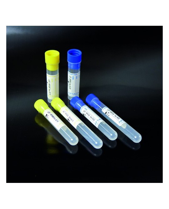 Sodio Citrato 0.4ml -Giallo-Ø13X75mm-rack da 50 pezzi