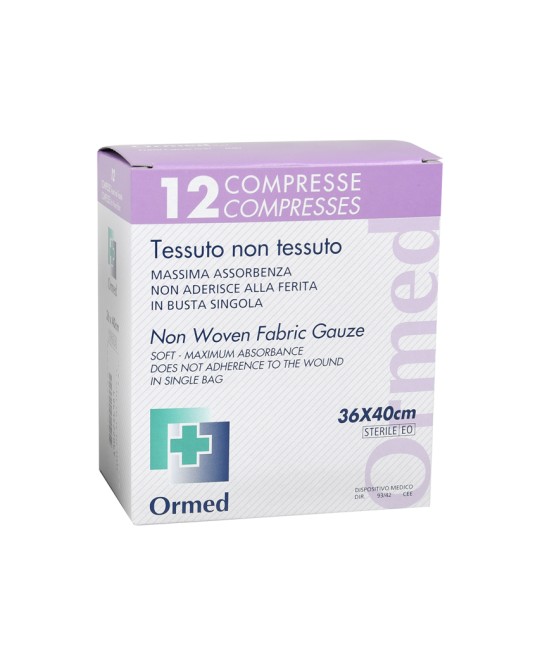 GARZA STERILE TNT 36x40cm - scatola da 12 pz.