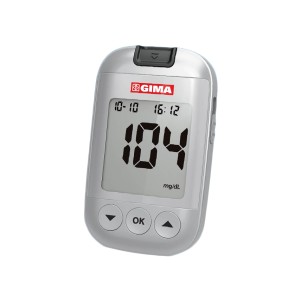 KIT COMPLETO GLUCOMETRO GIMA mg/dl - GB, FR, ES, PT