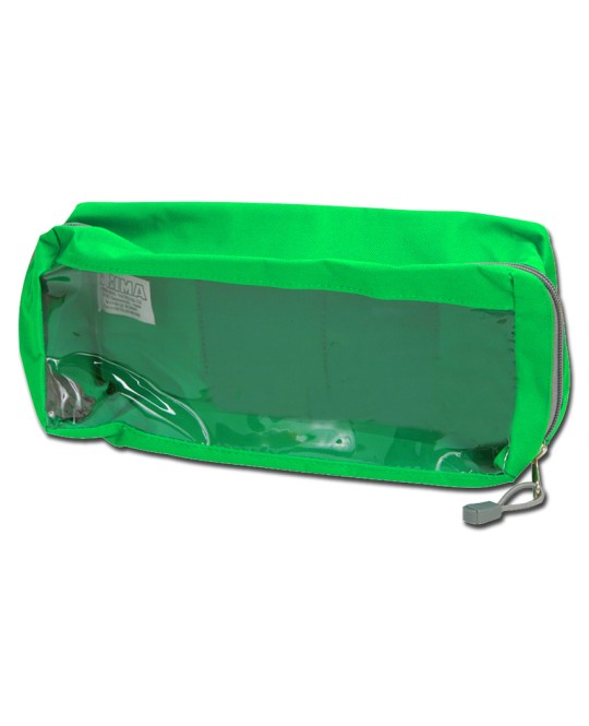 BORSETTA E2 - rettangolare con finestra - verde