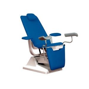POLTRONA GYNEX con portarotolo - blu