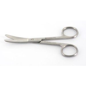 FORBICI CURVE - punte smusse - 18 cm